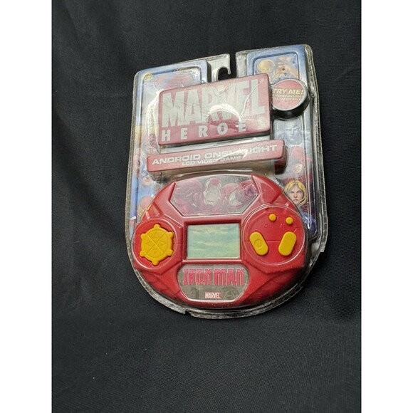 Marvel Heroes Iron Man Android Onslaught LCD Handheld Video Game 2006 NEW - Picture 2 of 8